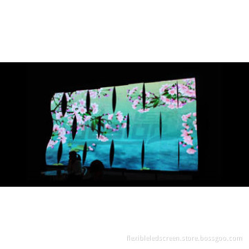 S ShapeLED Video Screen with DesignLED DigiFLEX P10mm Flexible LED Video Display Tiles